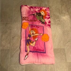 Vintage Disney Channel Kim Possible Sleeping Bag